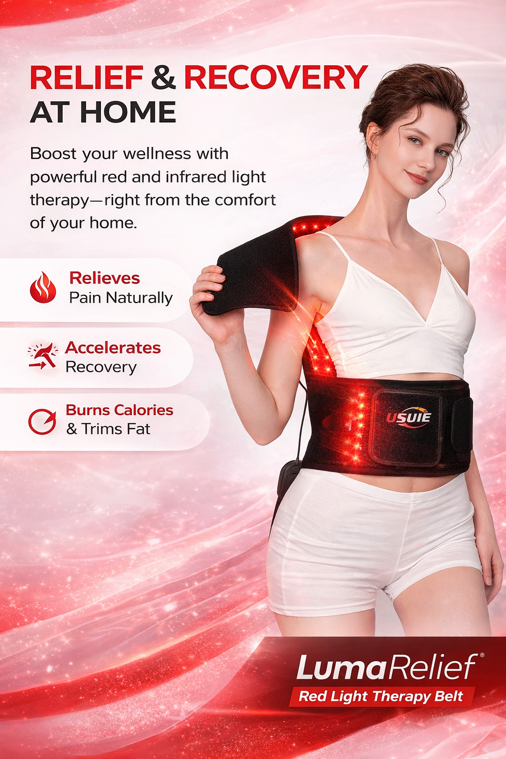 LumaRelief Red Light Therapy Belt