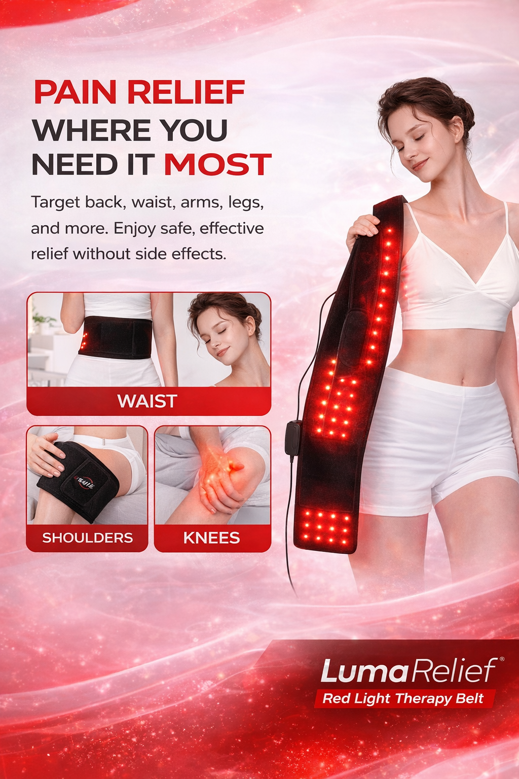 LumaRelief Red Light Therapy Belt